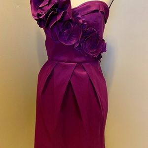 Max and Cleo Purple Cocktail Dress Size 6